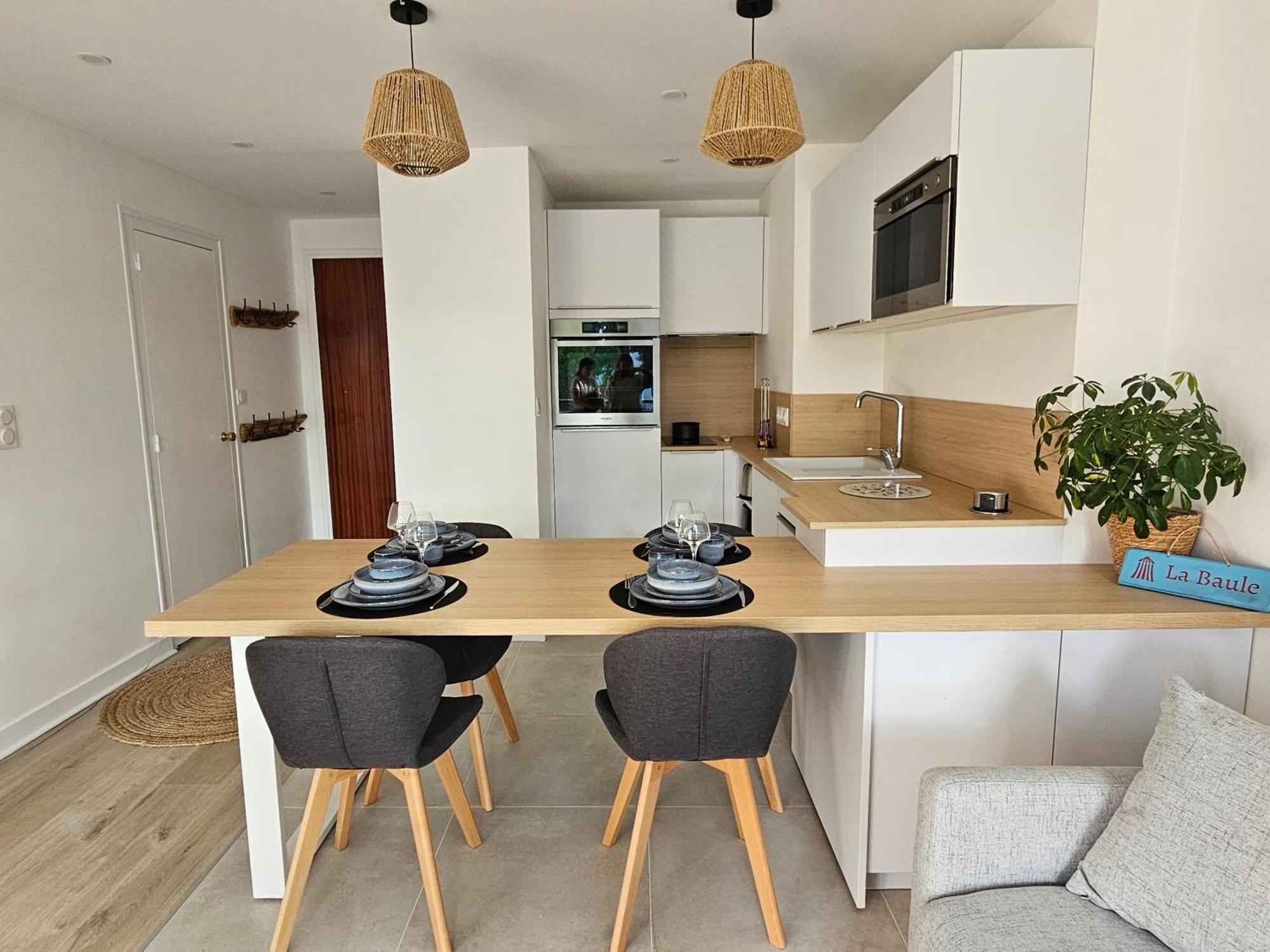 Le Capitole - Studio Plage Benoit Dans Residence Face Mer La Baule Dış mekan fotoğraf