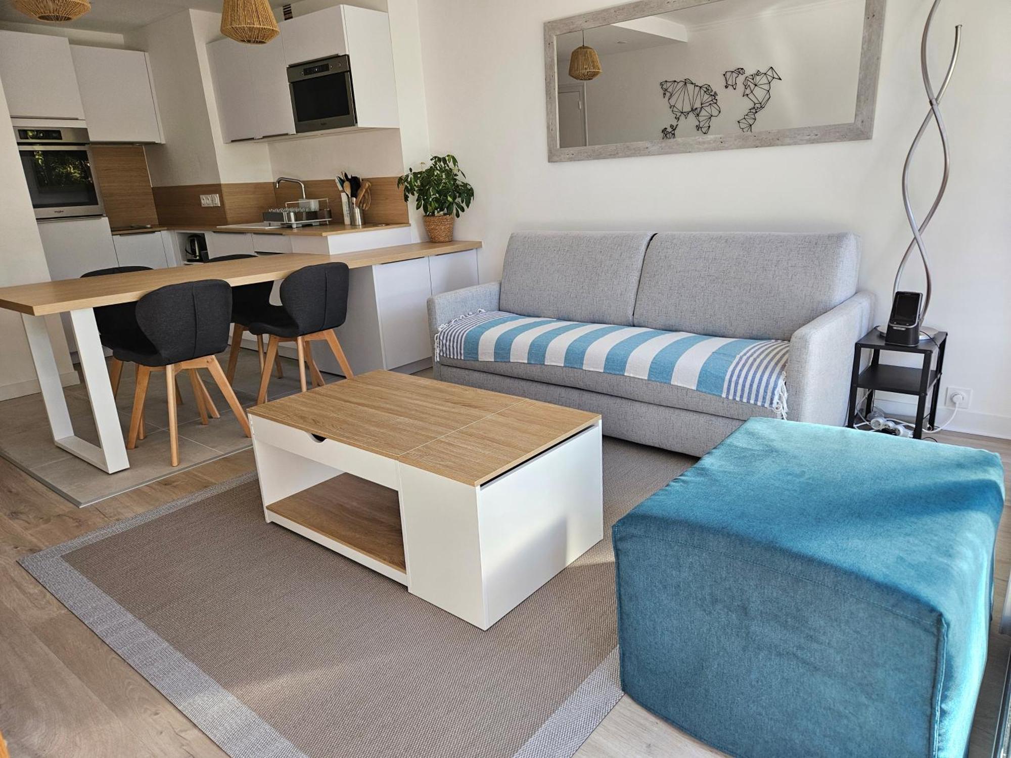 Le Capitole - Studio Plage Benoit Dans Residence Face Mer La Baule Dış mekan fotoğraf