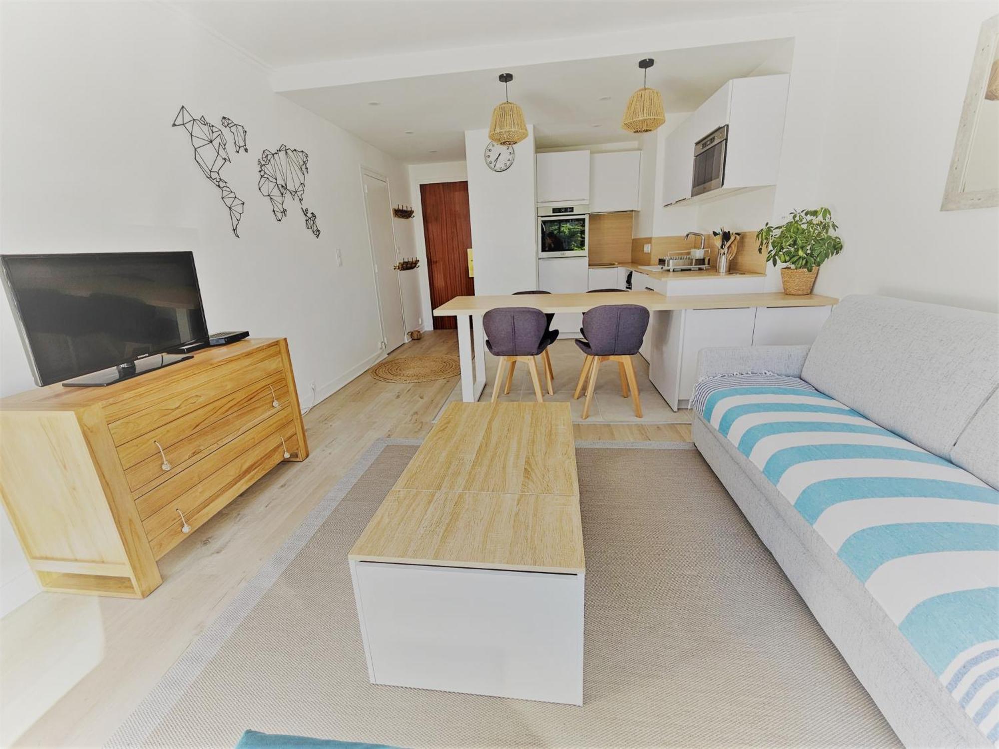 Le Capitole - Studio Plage Benoit Dans Residence Face Mer La Baule Dış mekan fotoğraf